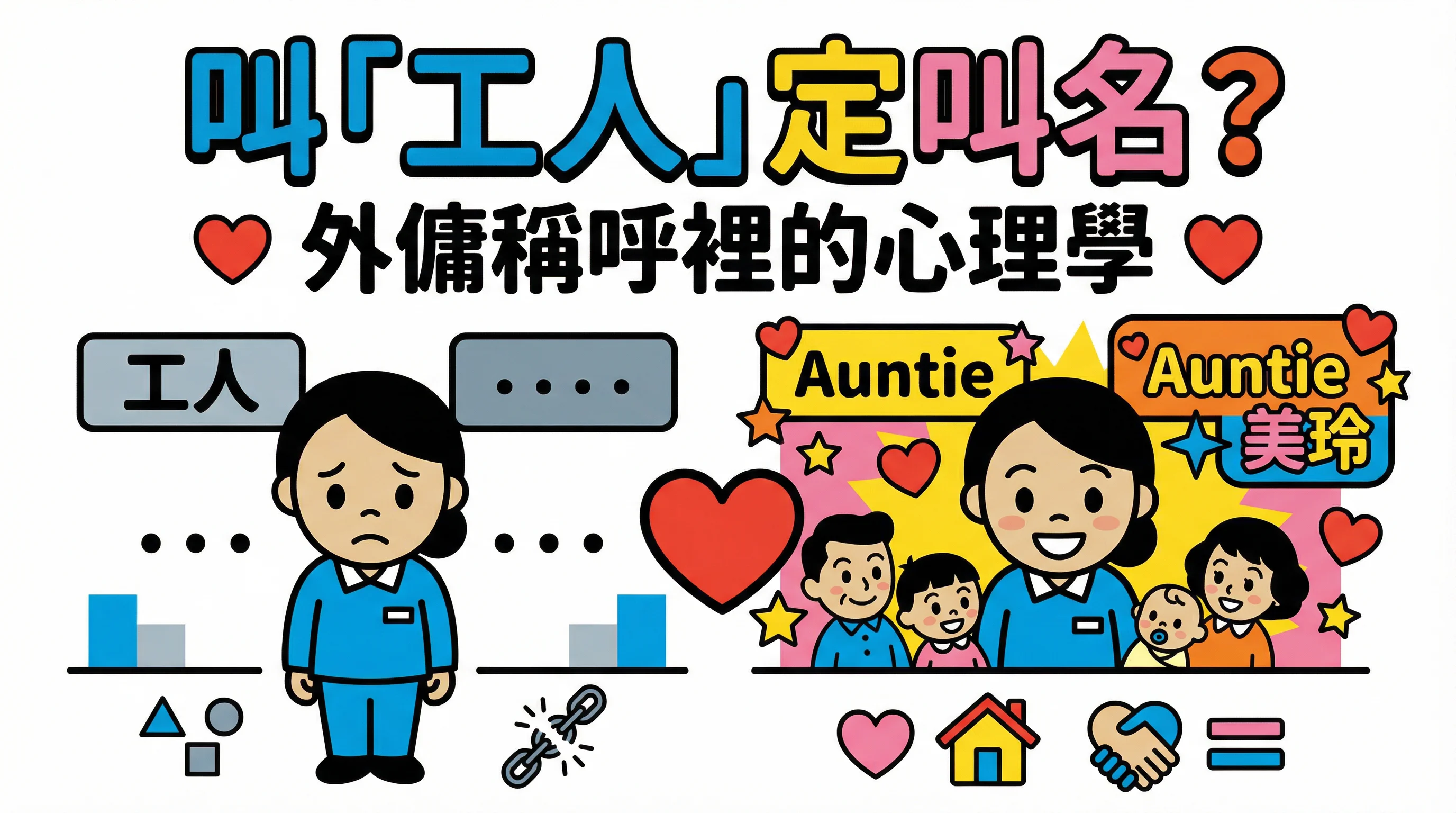 叫「工人」定叫名？外傭稱呼裡的心理學：建立平等尊重的家庭地位