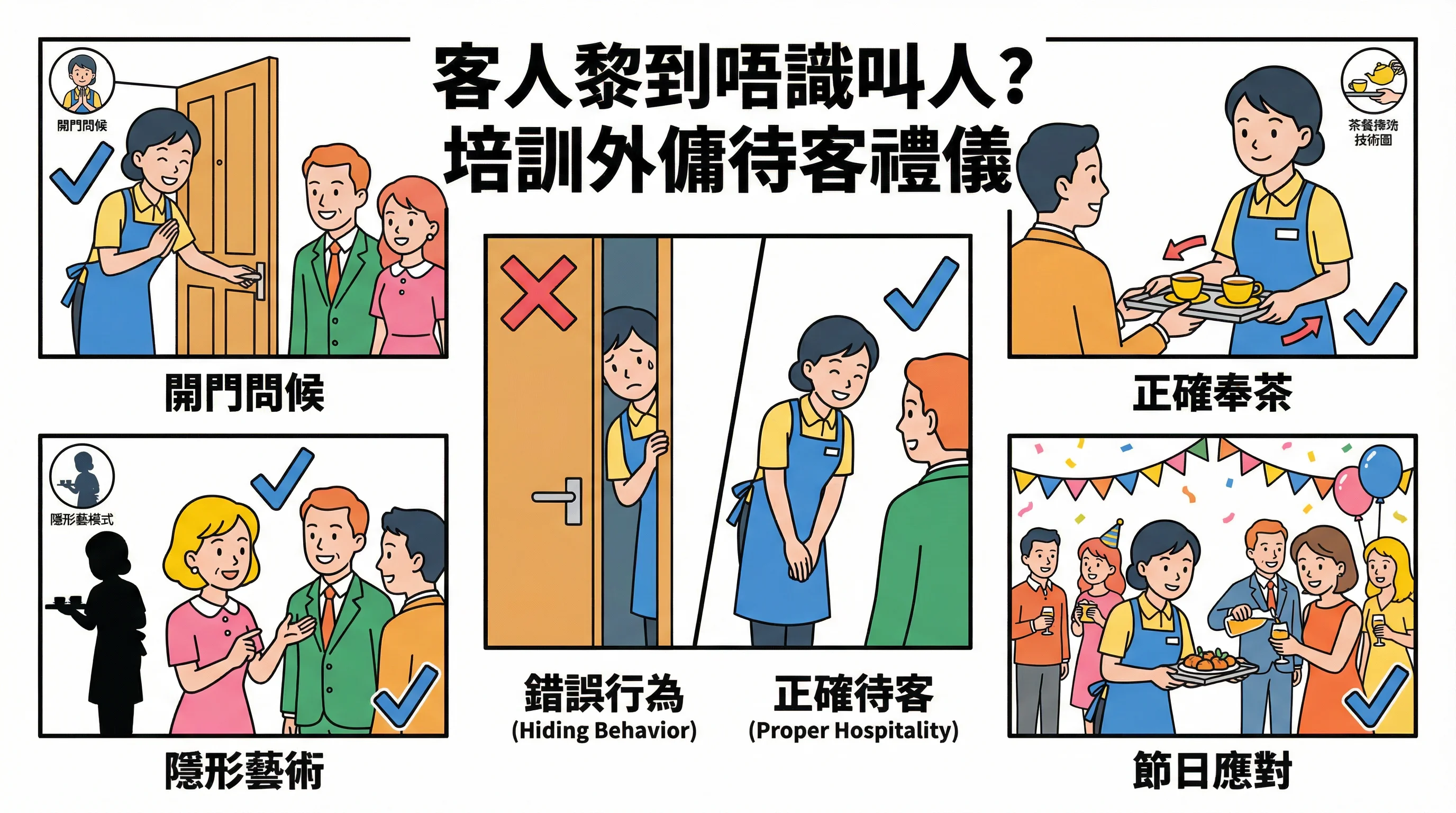 客人黎到唔識叫人？培訓外傭待客禮儀：節日聚會應對、奉茶與隱形藝術