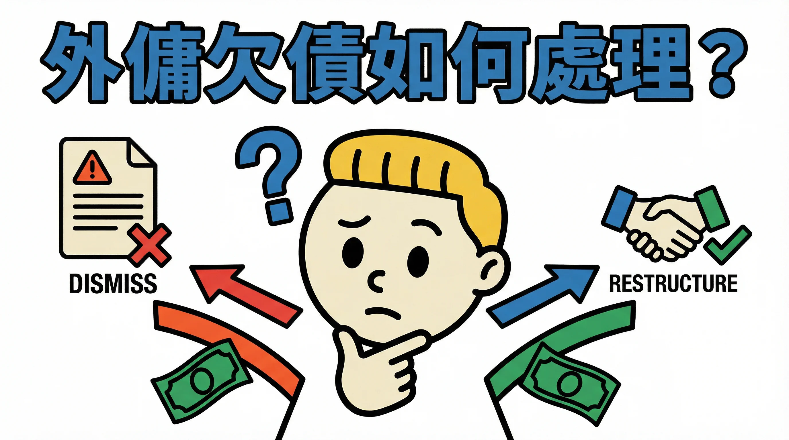 外傭欠債如何處理?解僱定留用?發警告信與債務重組實戰教學