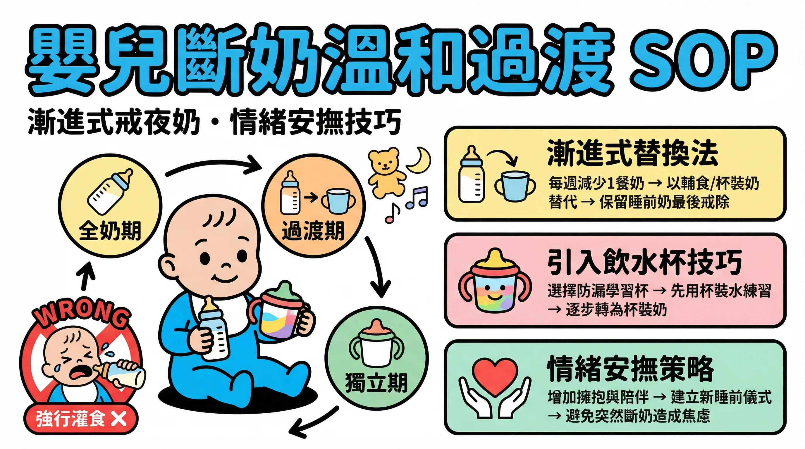 嬰兒斷奶不再喊到拆天！教外傭漸進式戒夜奶、溫和轉奶與情緒安撫 SOP