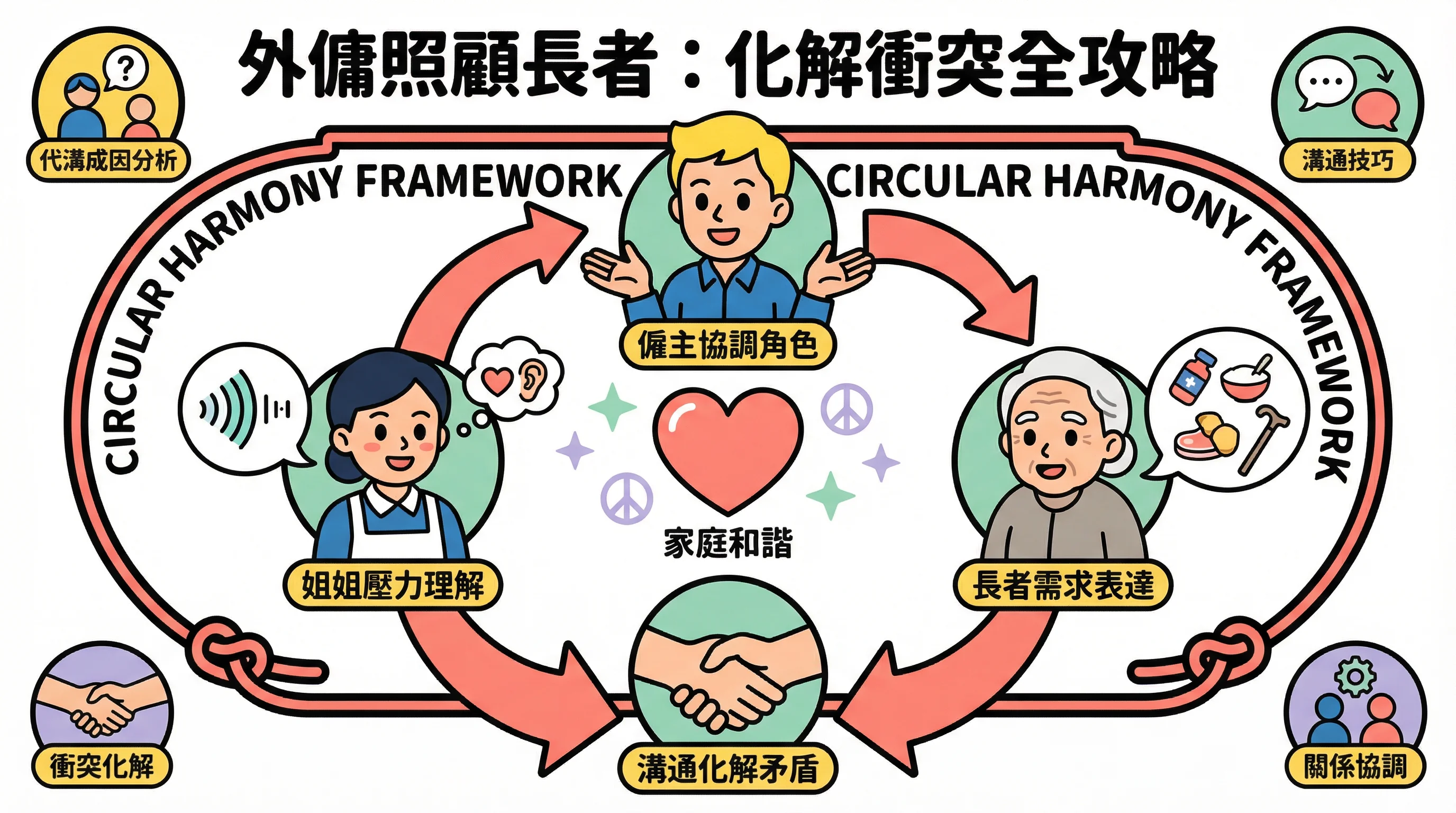 外傭照顧長者出現矛盾點算好？溝通技巧與化解衝突指南