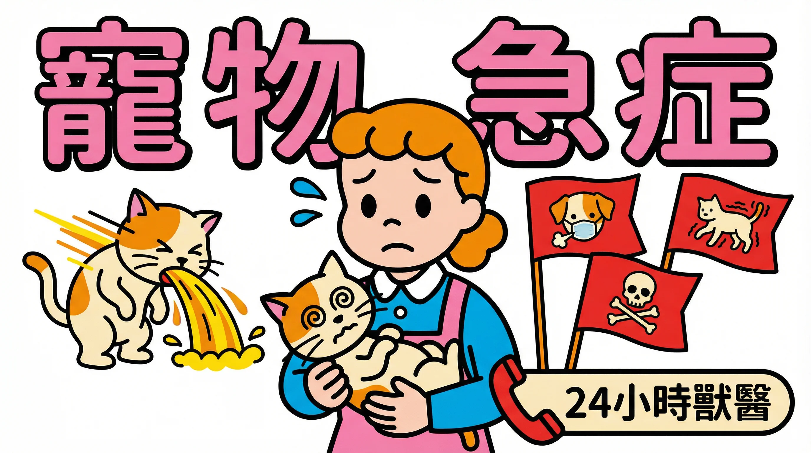 貓狗突然嘔吐定中毒?外傭必讀 寵物急症 指南:判斷病徵與送醫紅旗