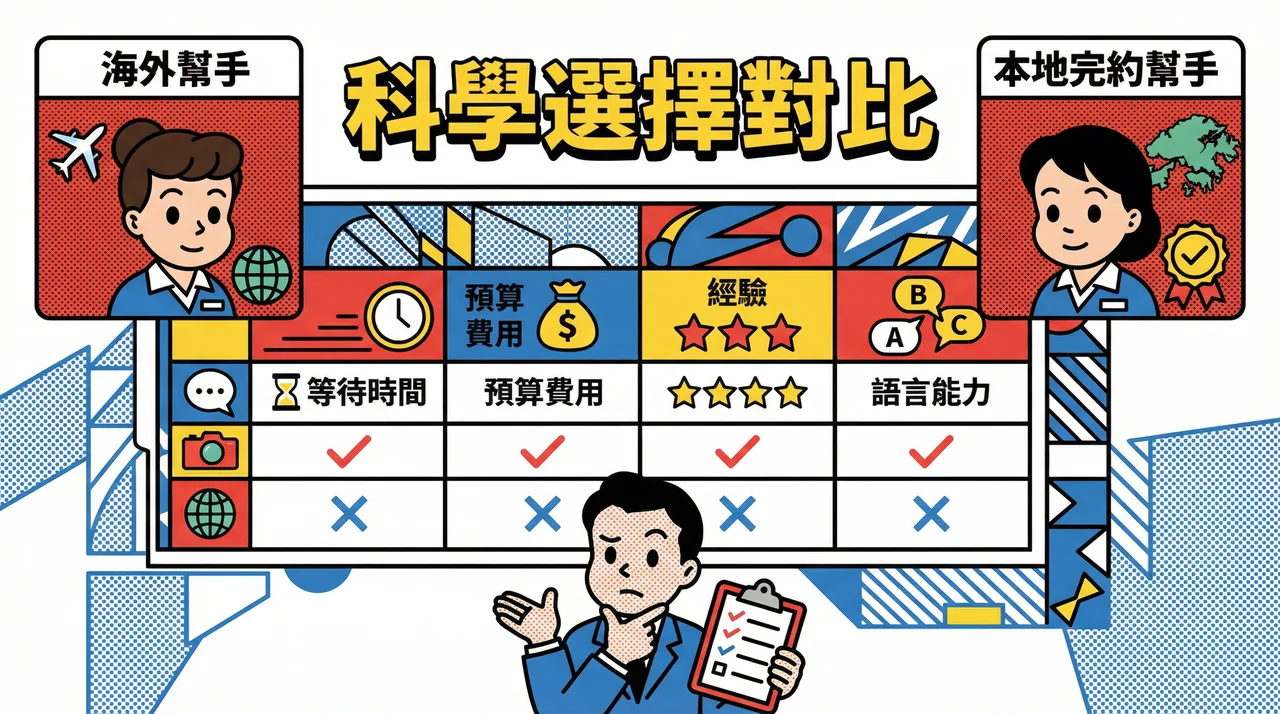 海外工 vs 本地完約工 選擇決策中心